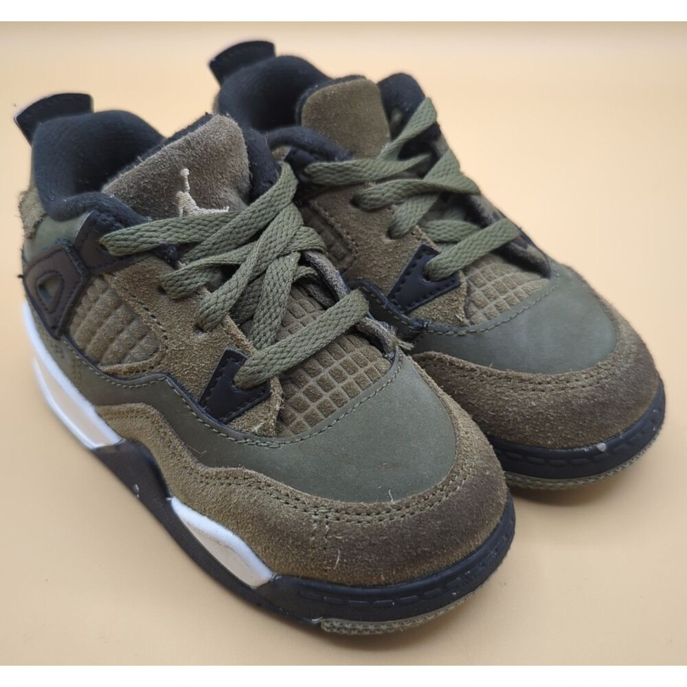 Nike Air Jordan 4 Retro SE Craft Medium Olive TD Size 8C FB9930-200